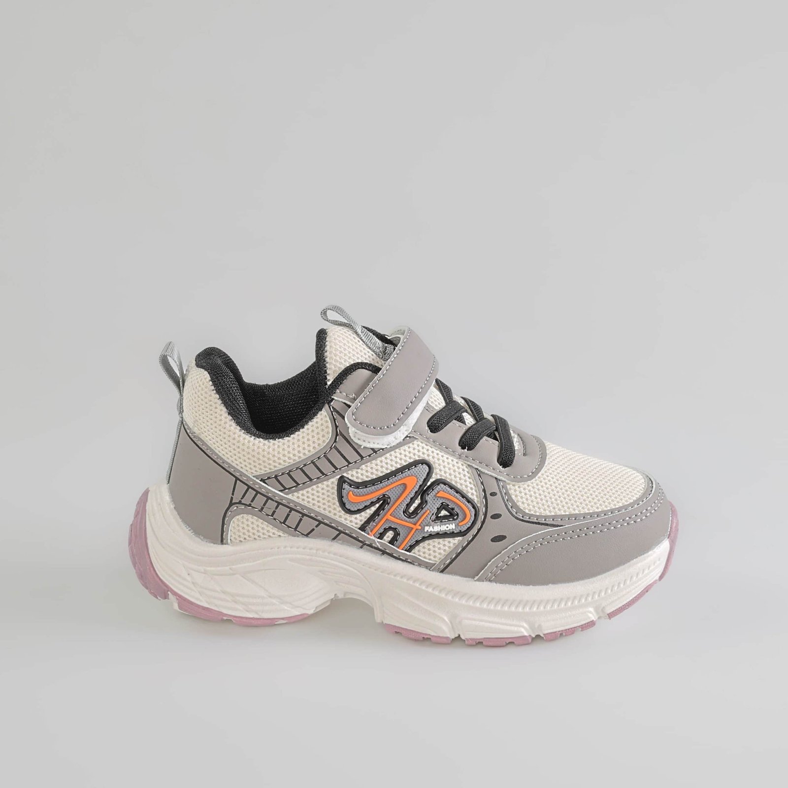 Enzo – Baskets Enfants en Gris.