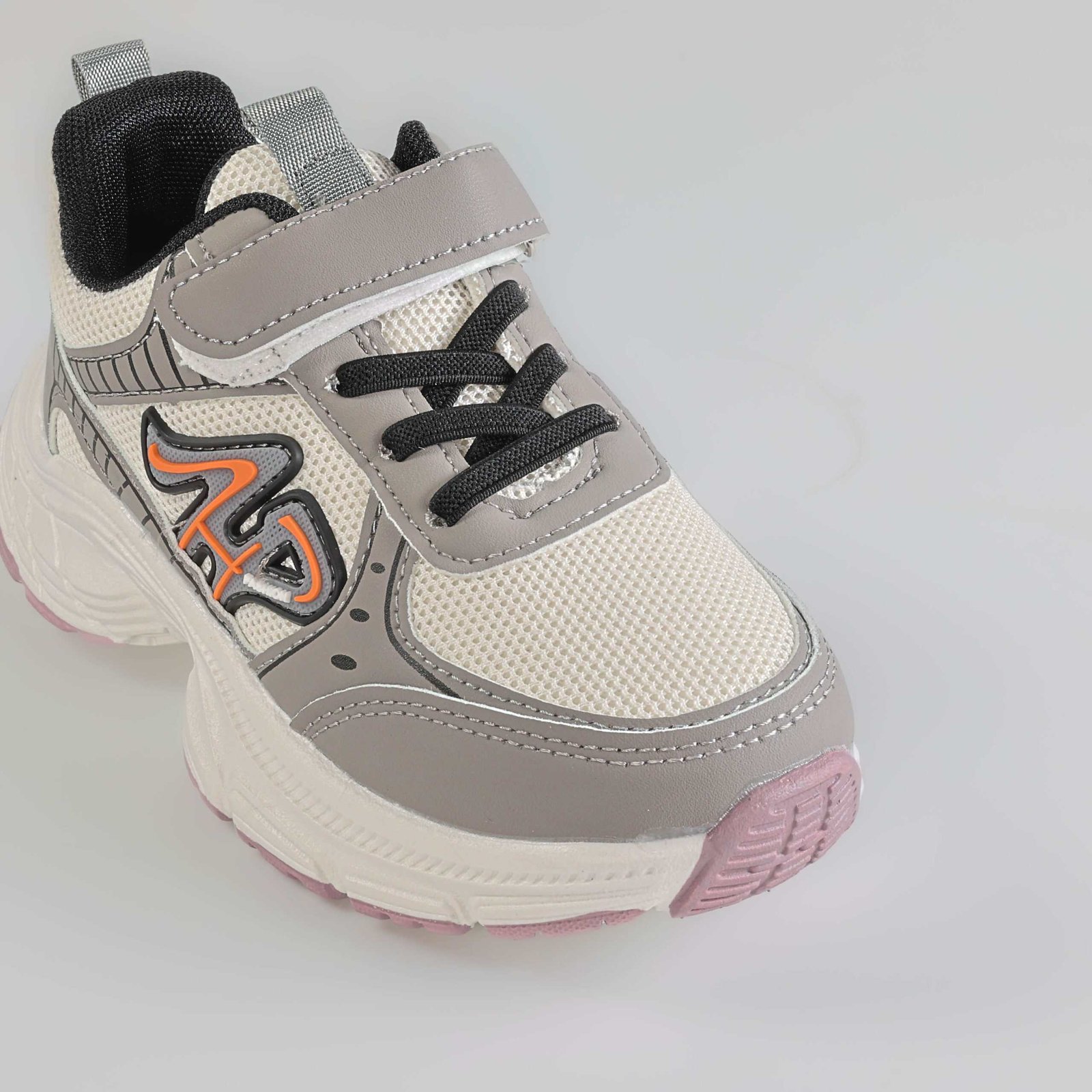 Enzo – Baskets Enfants en Gris.
