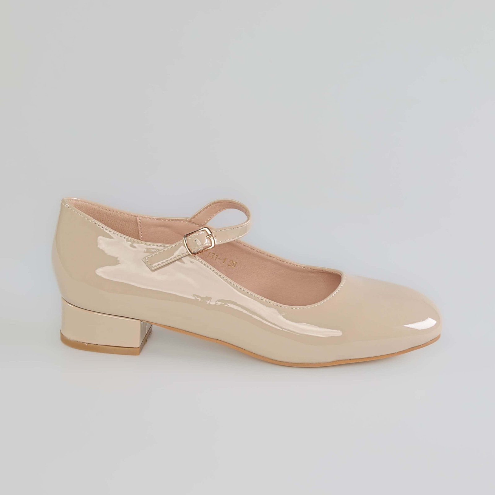 Maya – Escapins à bride Femmes en Beige.