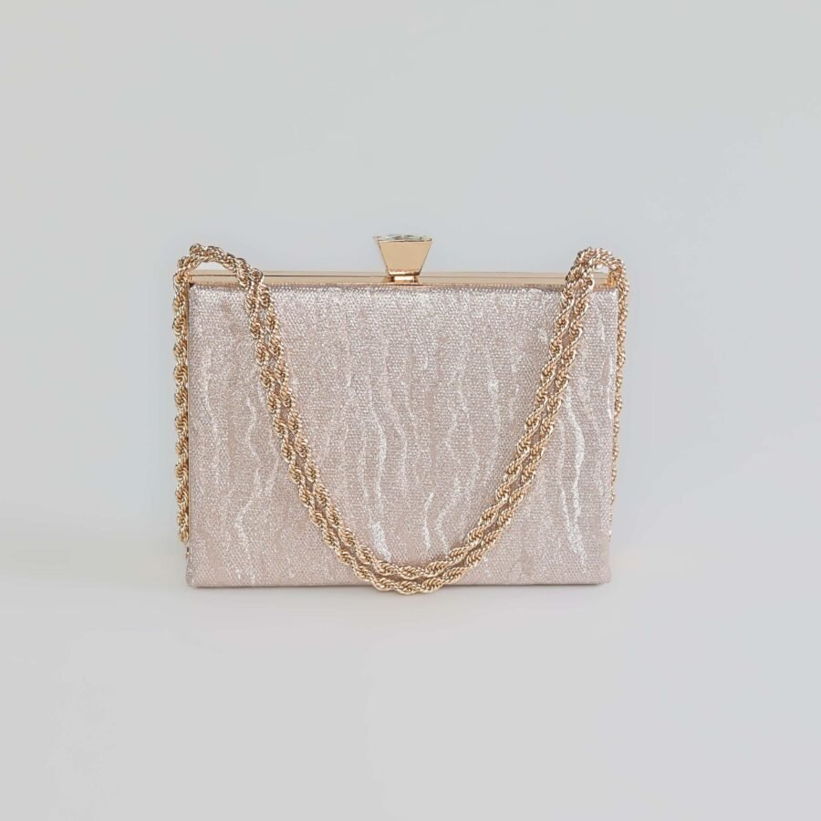 Moonlight – Sac soirée en Rose Doré.