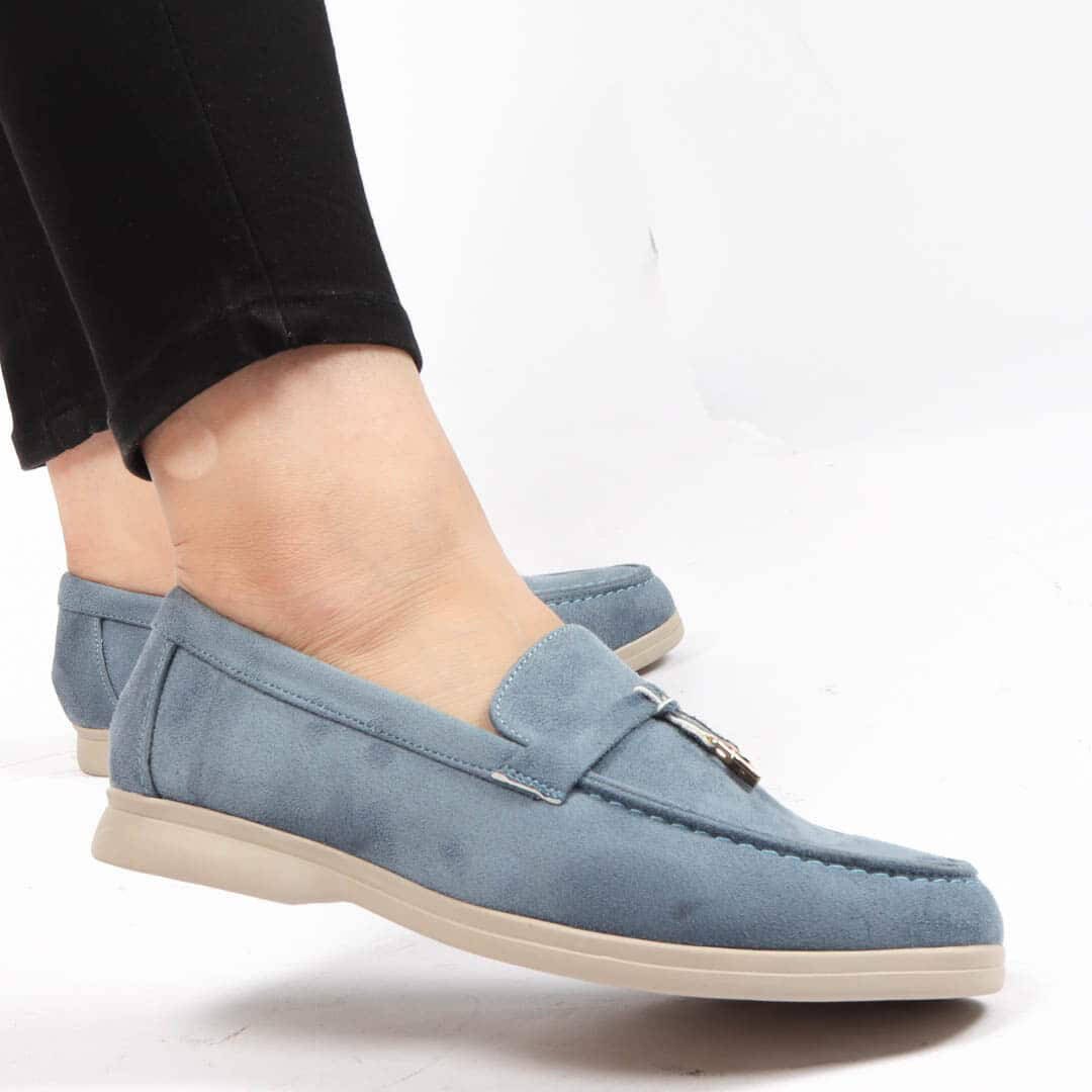 OPERA - Mocassins en Bleu ciel.