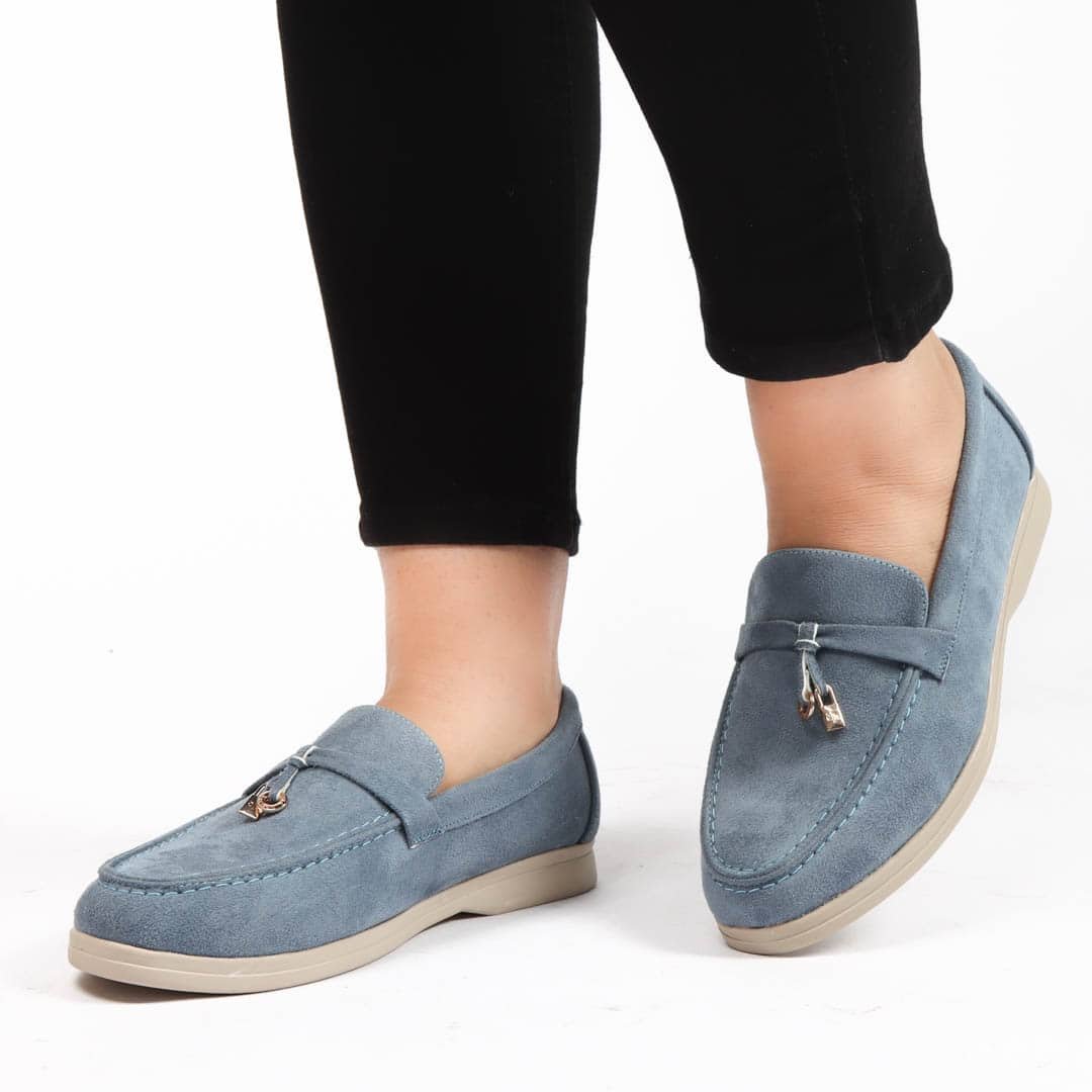 OPERA - Mocassins en Bleu ciel.