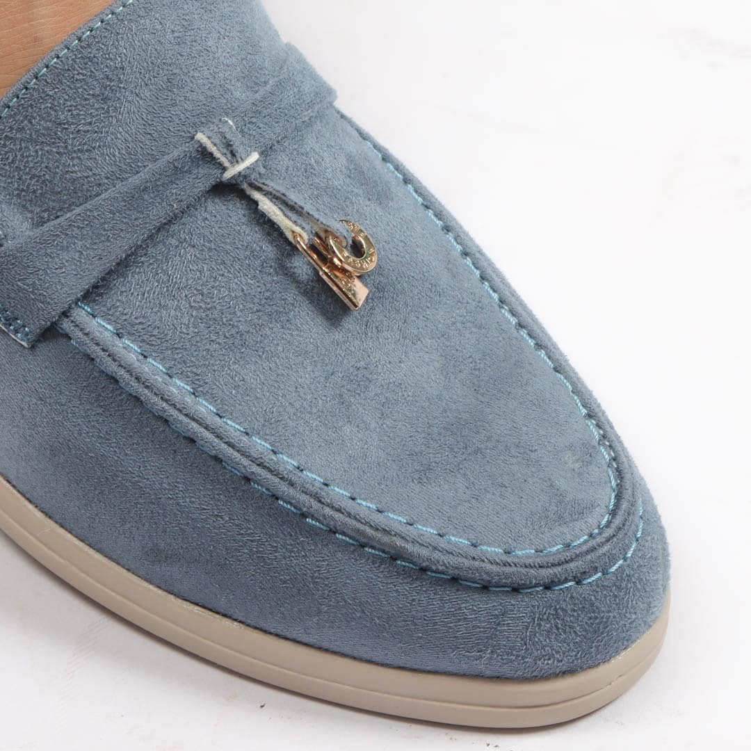 OPERA - Mocassins en Bleu ciel.