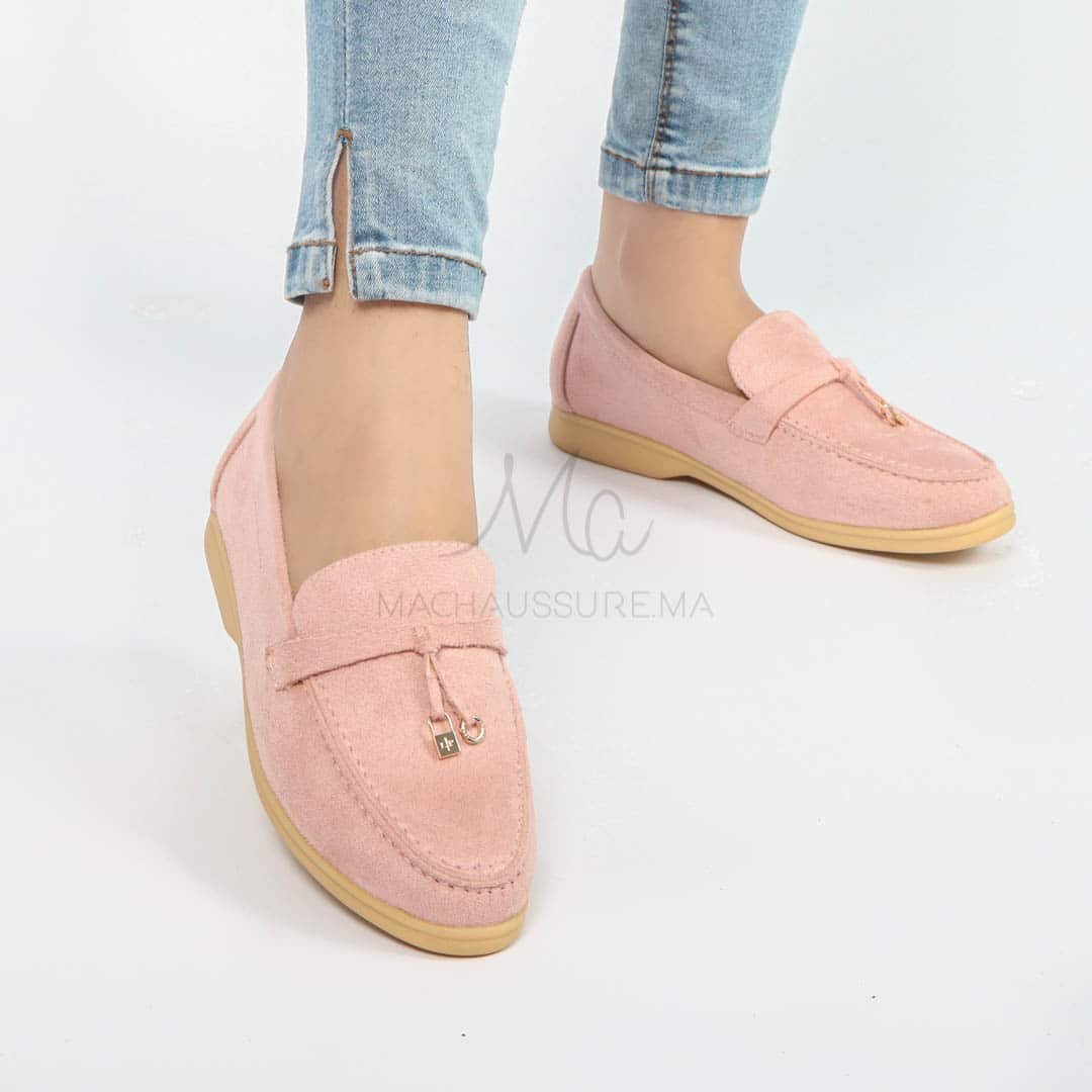 OPERA - Mocassins en Rose.