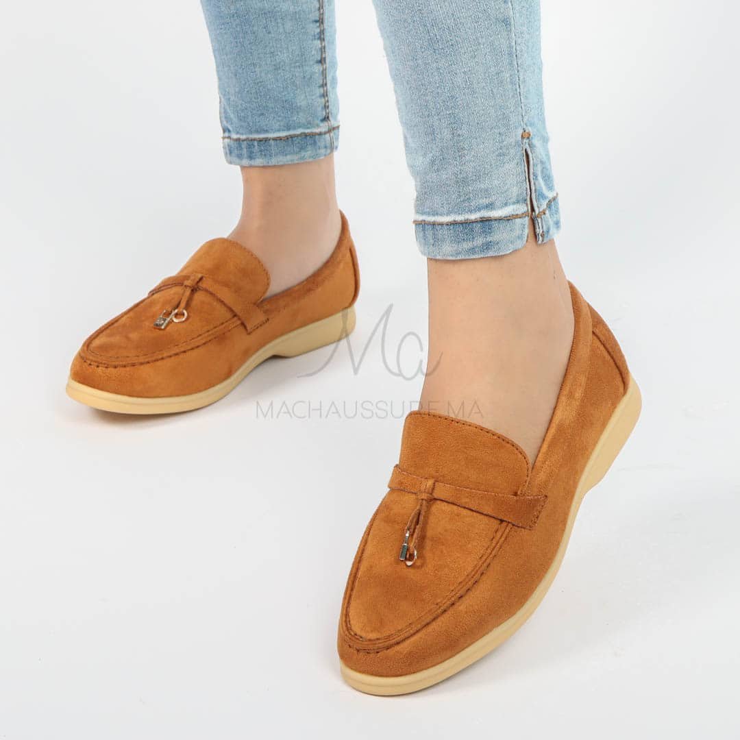 OPERA - Mocassins en Tabac.