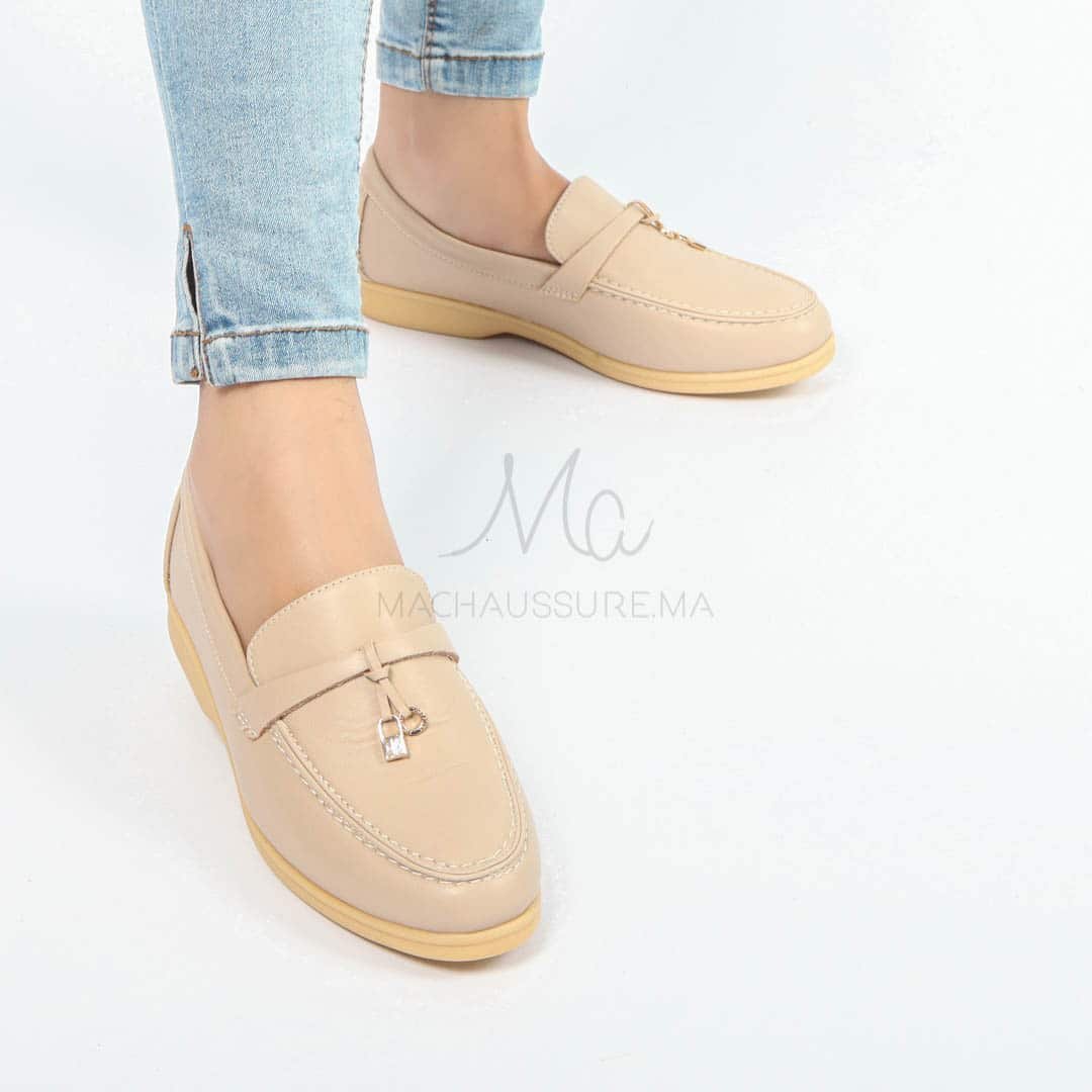 OPERA - Mocassins en Beige.
