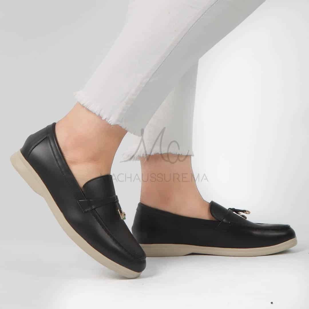 OPERA - Mocassins en Noir.