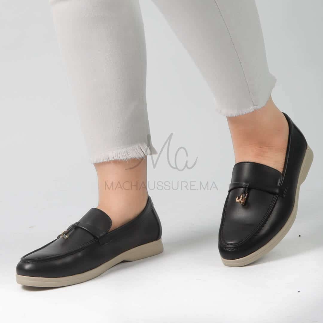 OPERA - Mocassins en Noir.