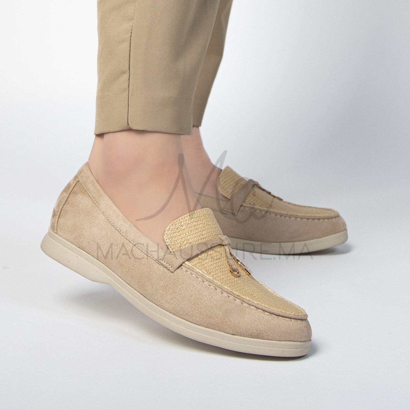 Opera - Mocassins Femme en Beige.