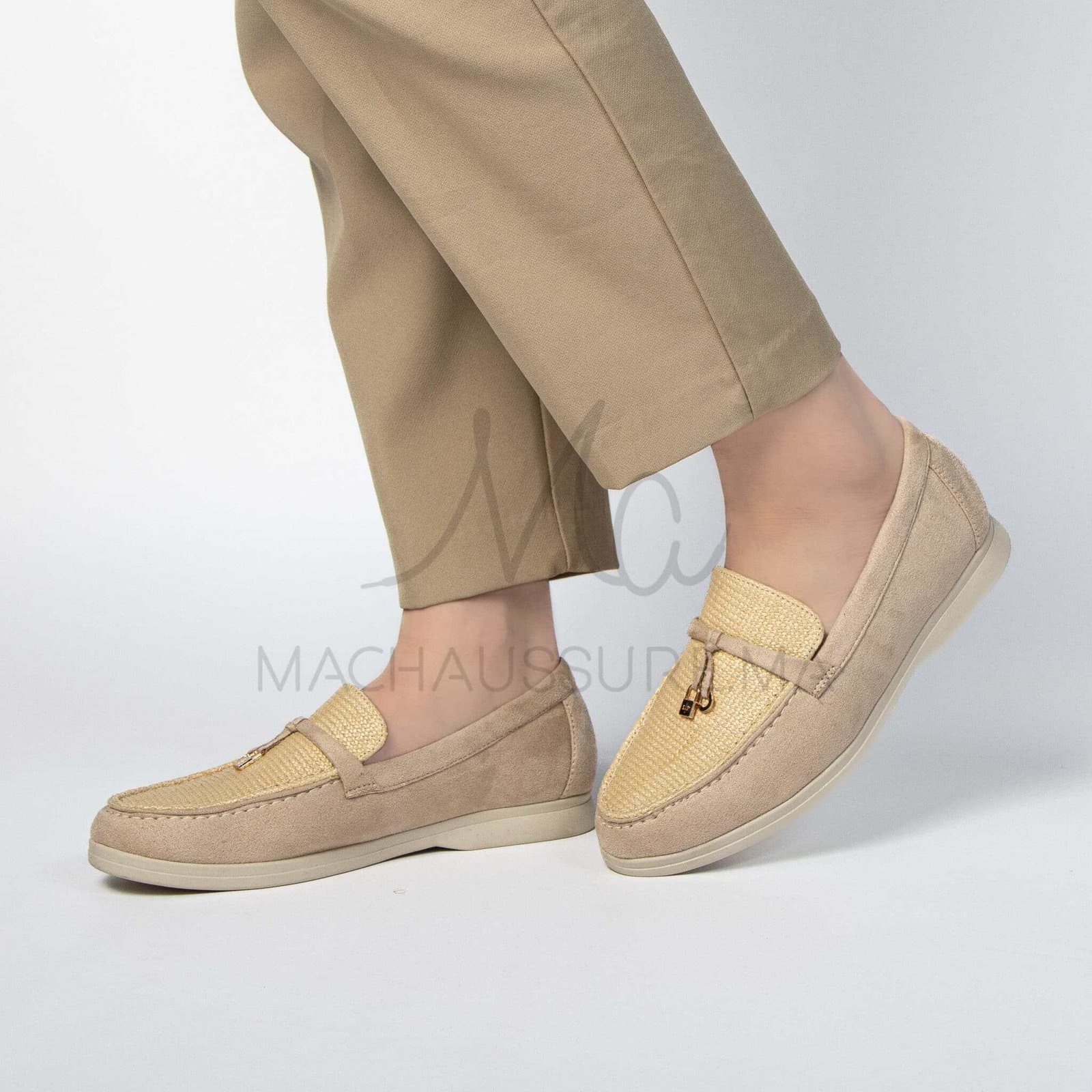 Opera - Mocassins Femme en Beige.