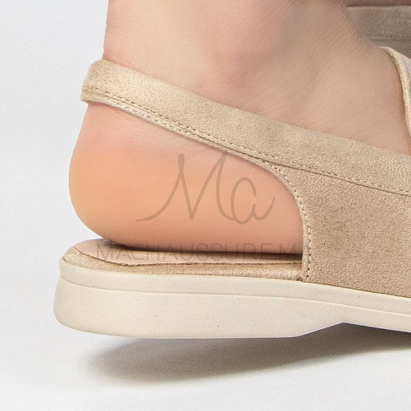 Loafer Elite - Mules Femme en Beige.