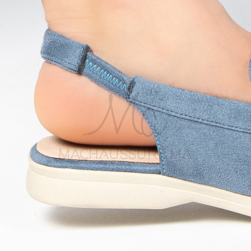 Loafer Elite - Mules Femme en Bleu ciel.