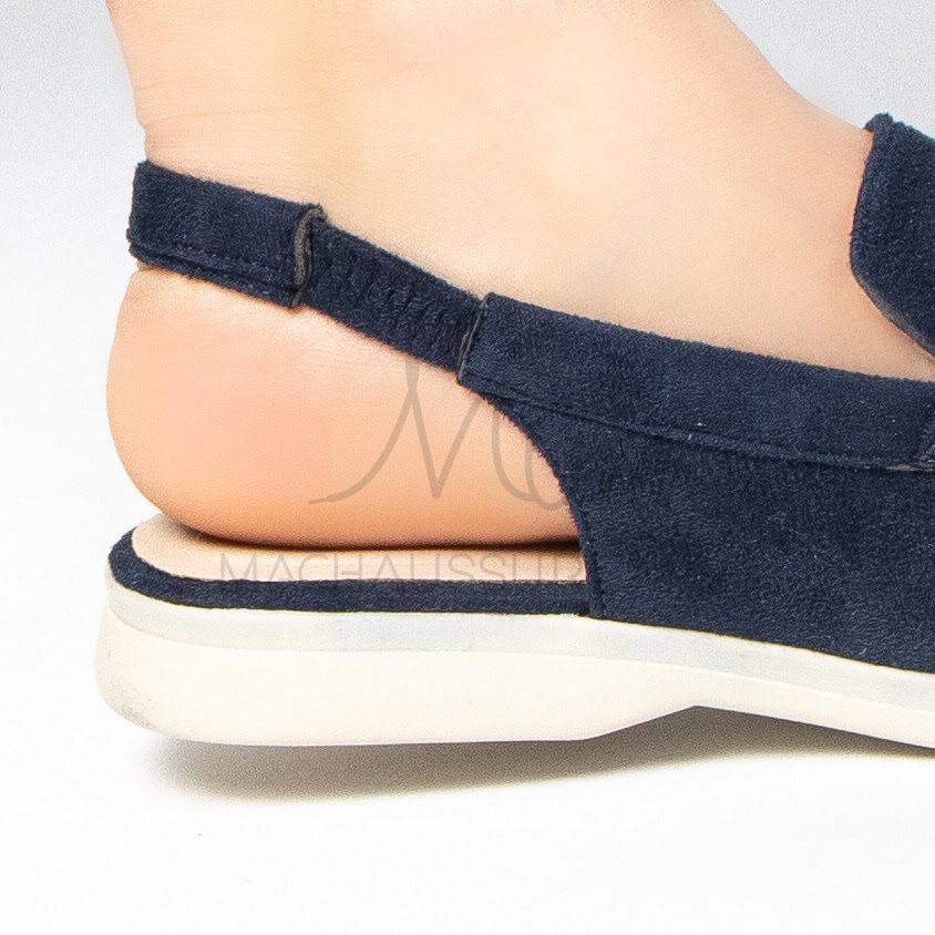 Loafer Elite - Mules Femme en Bleu Marine.