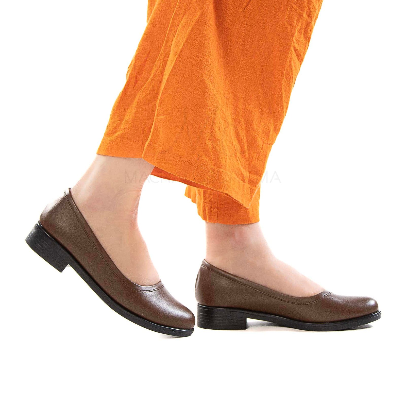 Manon - Mocassins Femmes en Tabac.