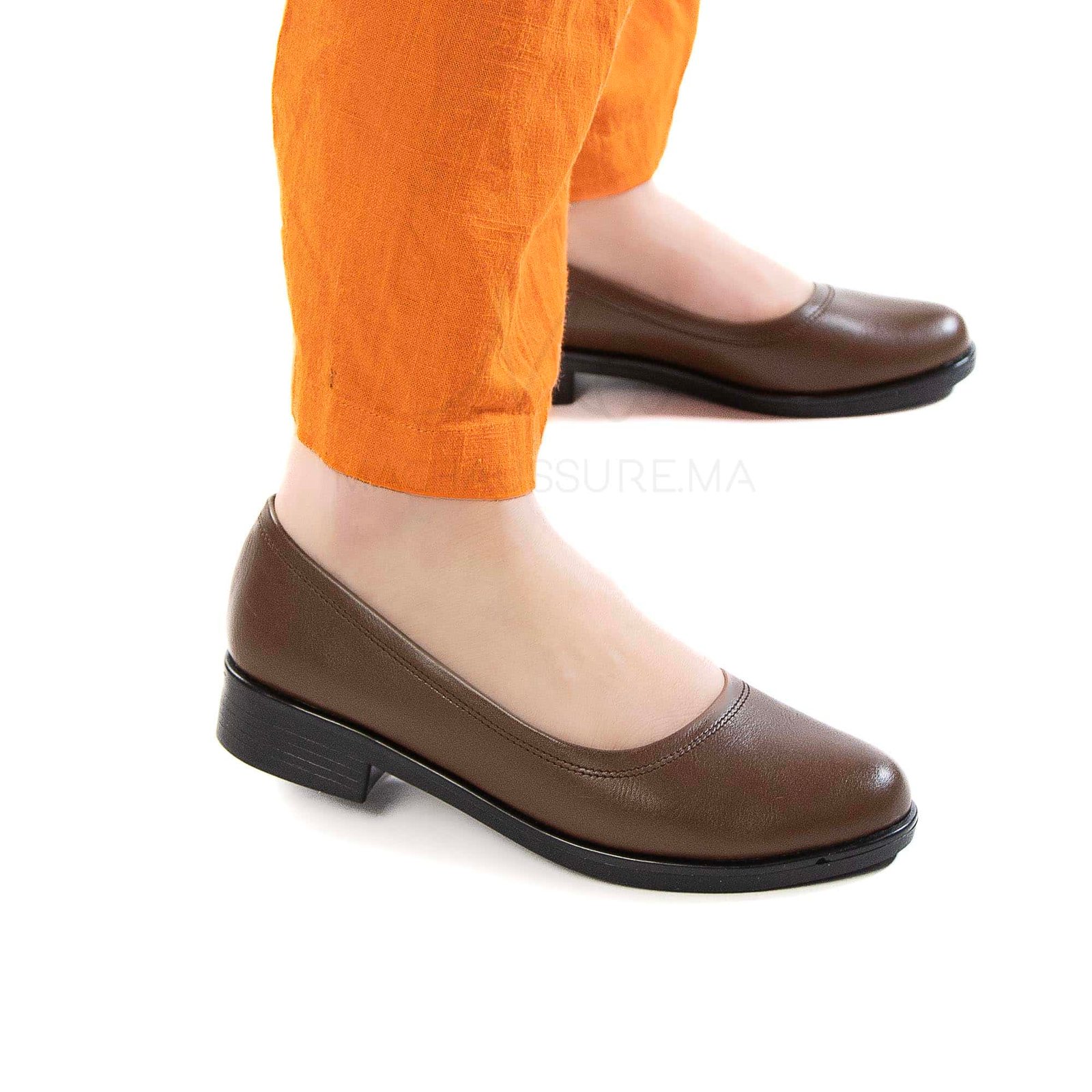 Manon - Mocassins Femmes en Tabac.