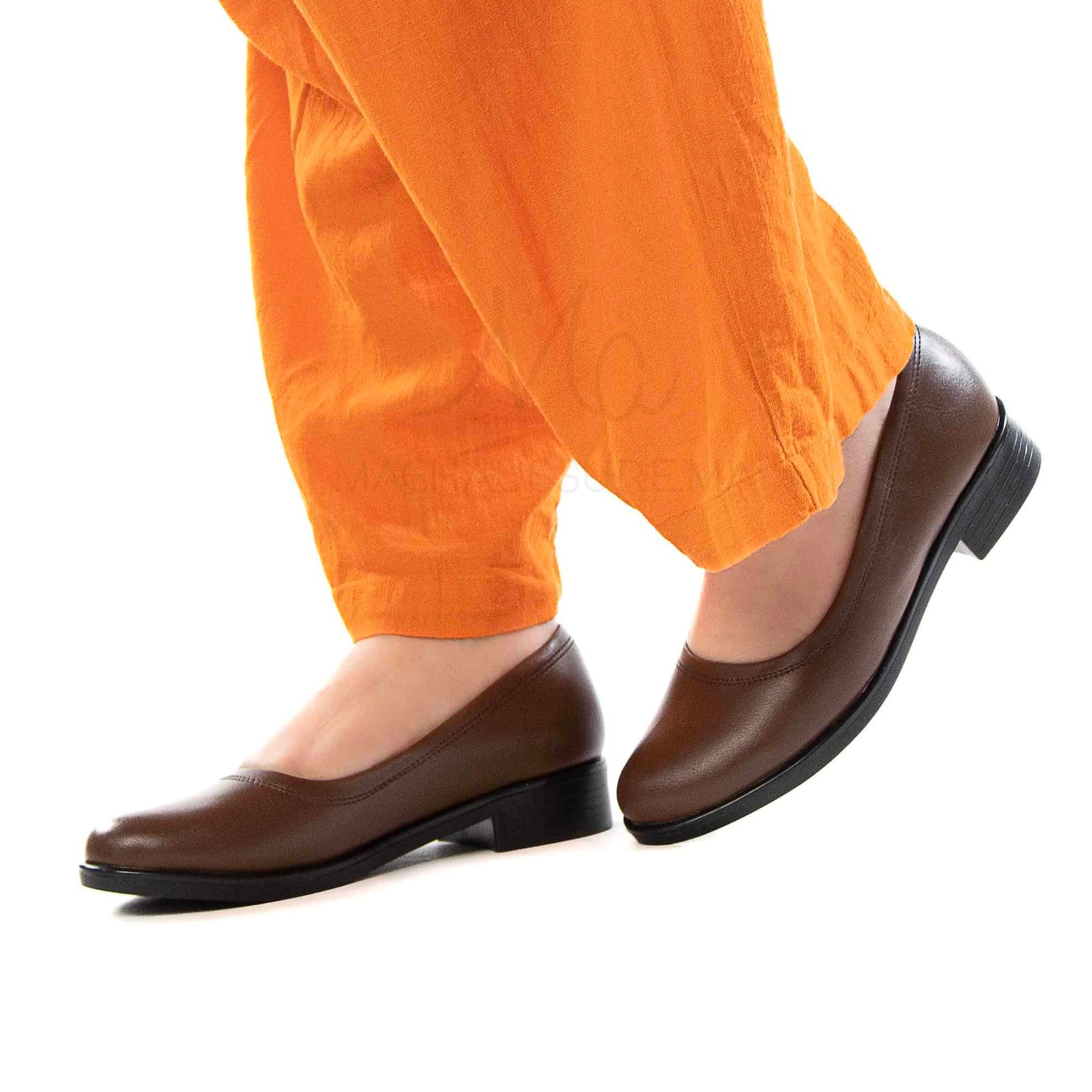 Manon - Mocassins Femmes en Tabac.