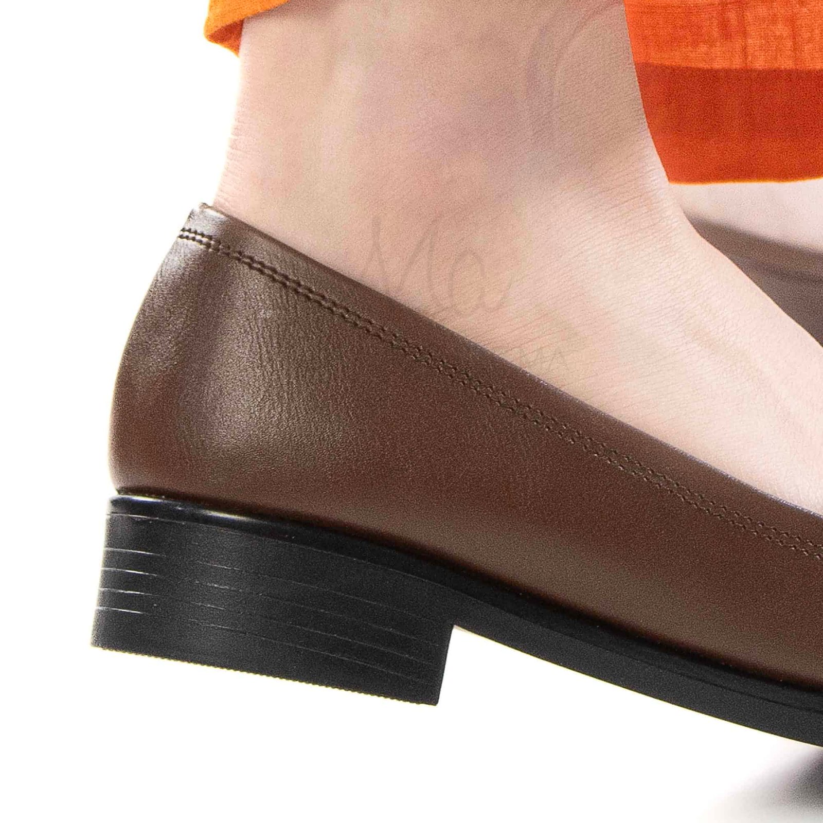 Manon - Mocassins Femmes en Tabac.