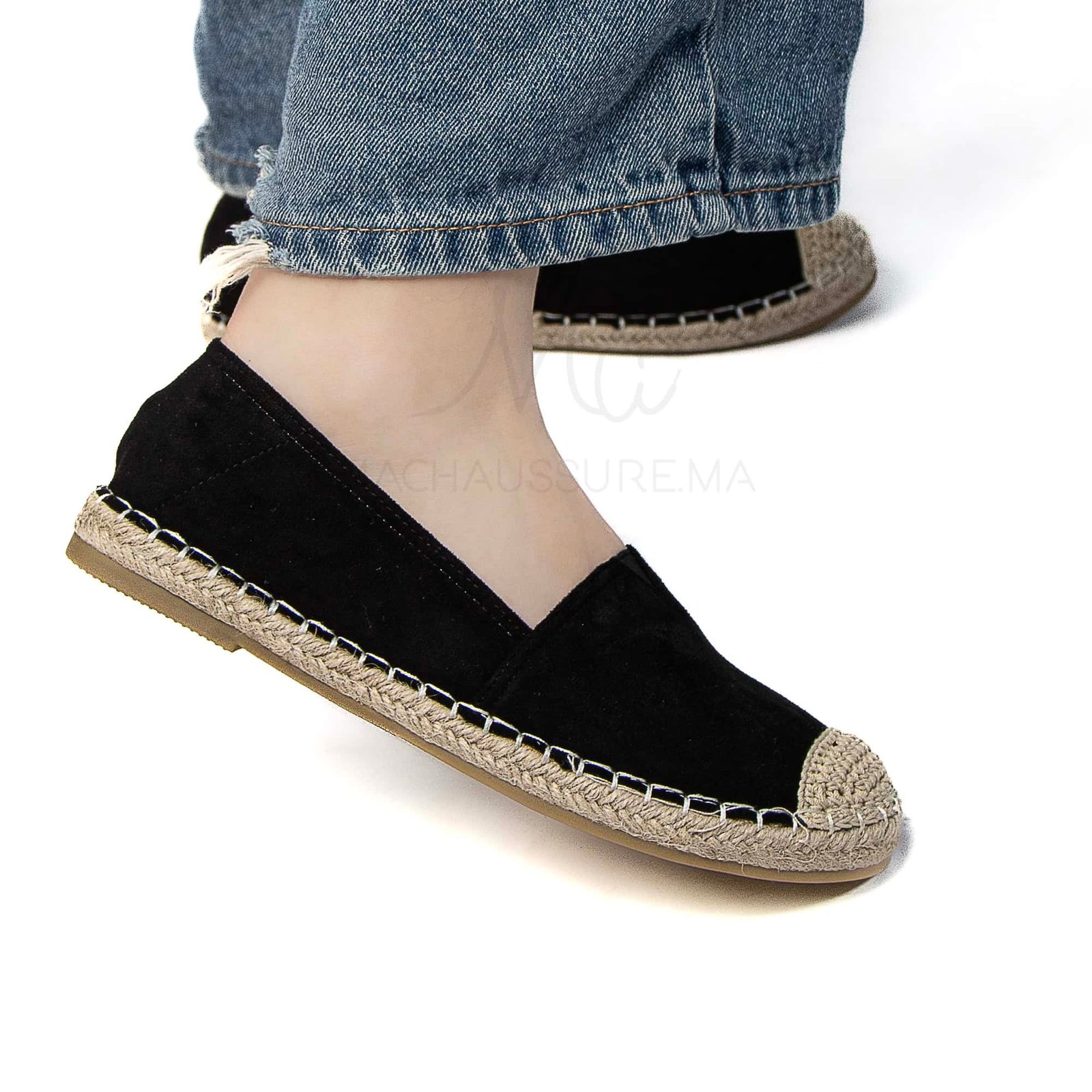 Lumena – Espadrilles Femmes en Noir.