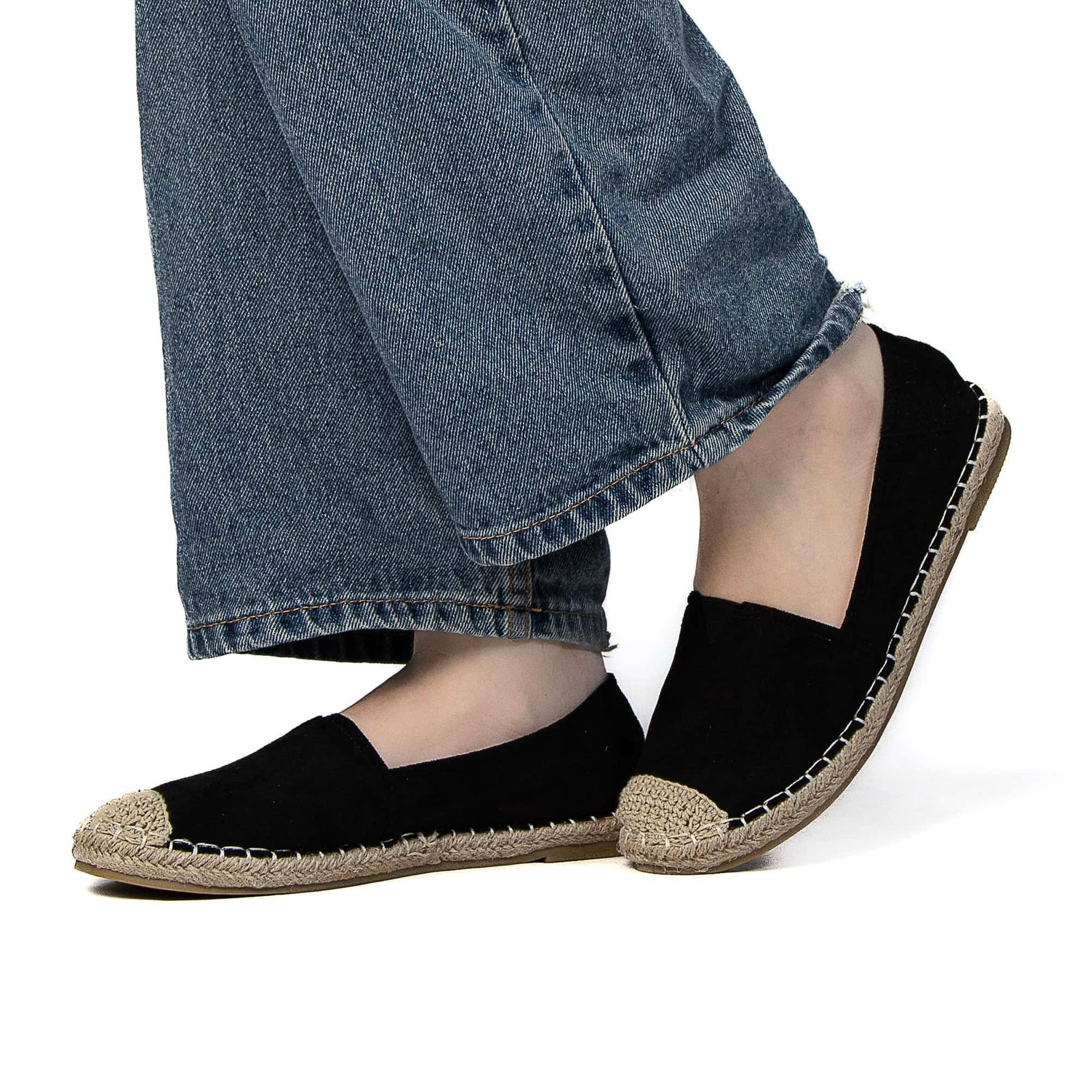 Lumena – Espadrilles Femmes en Noir.