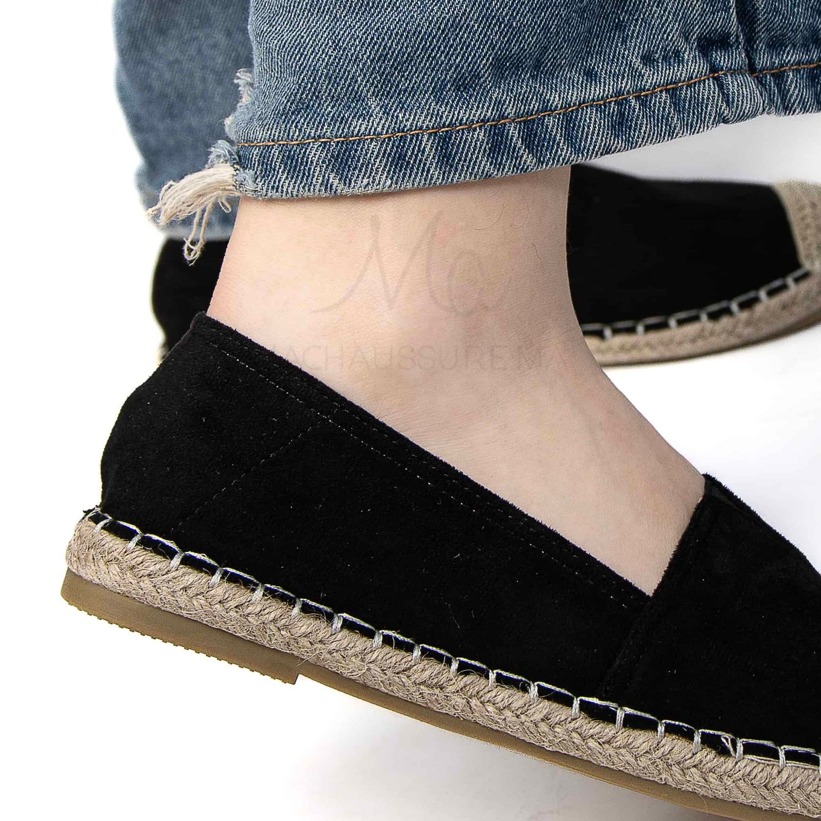 Lumena – Espadrilles Femmes en Noir.