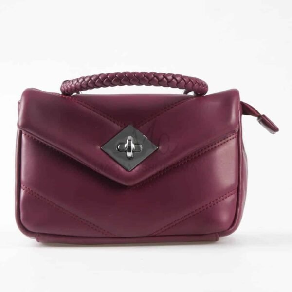 Aliona– Sac à main en Mauve.