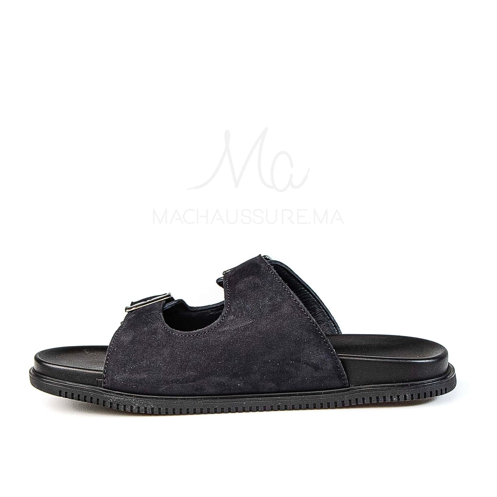 Dune Walker - Sandales Hommes en Nubuck Bleu.