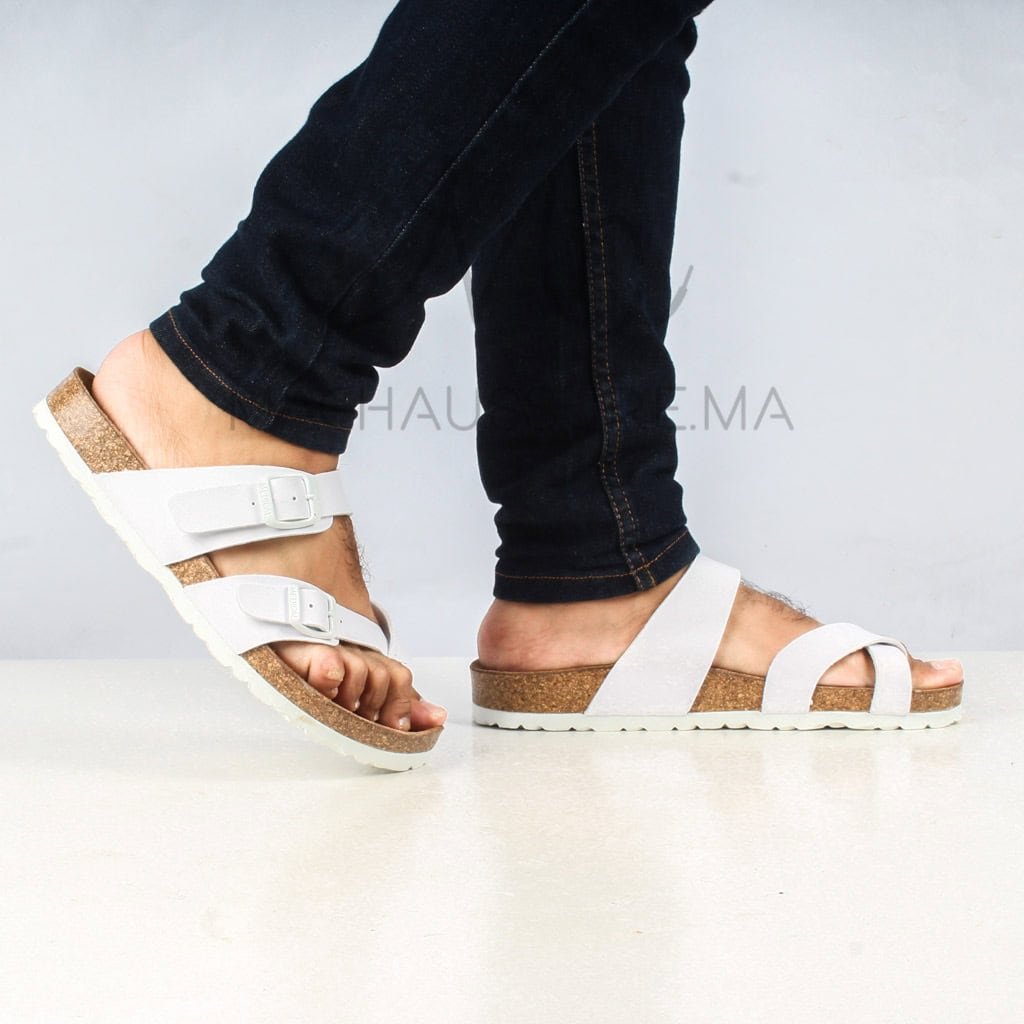HARKLAND - Sandales et tongs en Blanc.