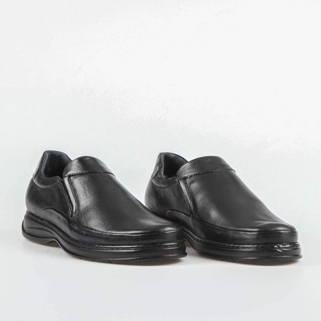 Ultra confort 100% En cuir - Noir.