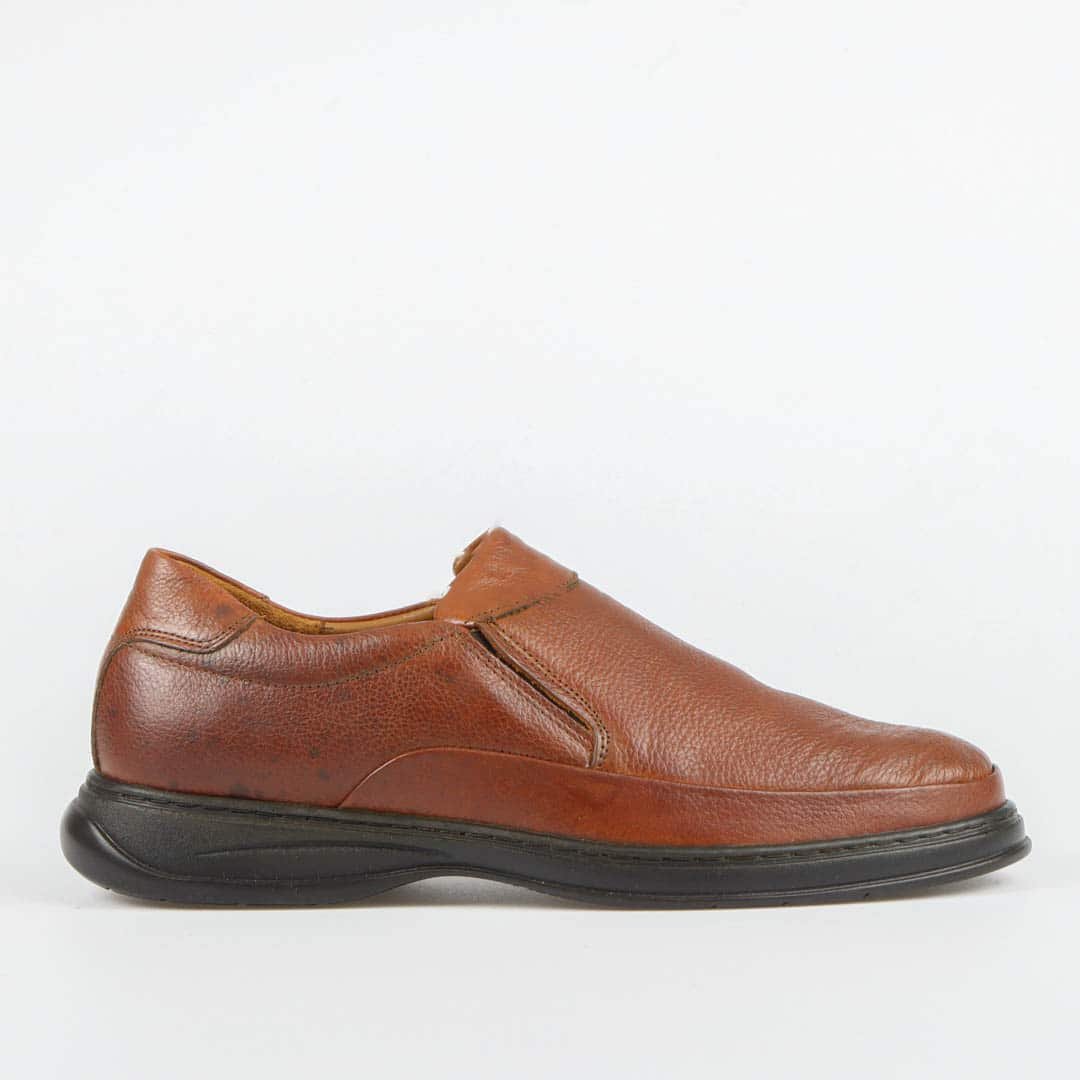 Ultra confort 100% En cuir - Tabac.