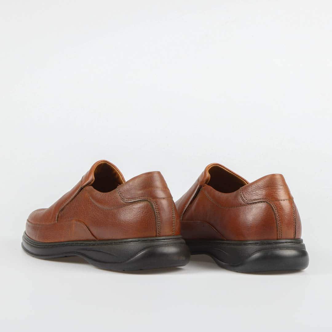 Ultra confort 100% En cuir - Tabac.