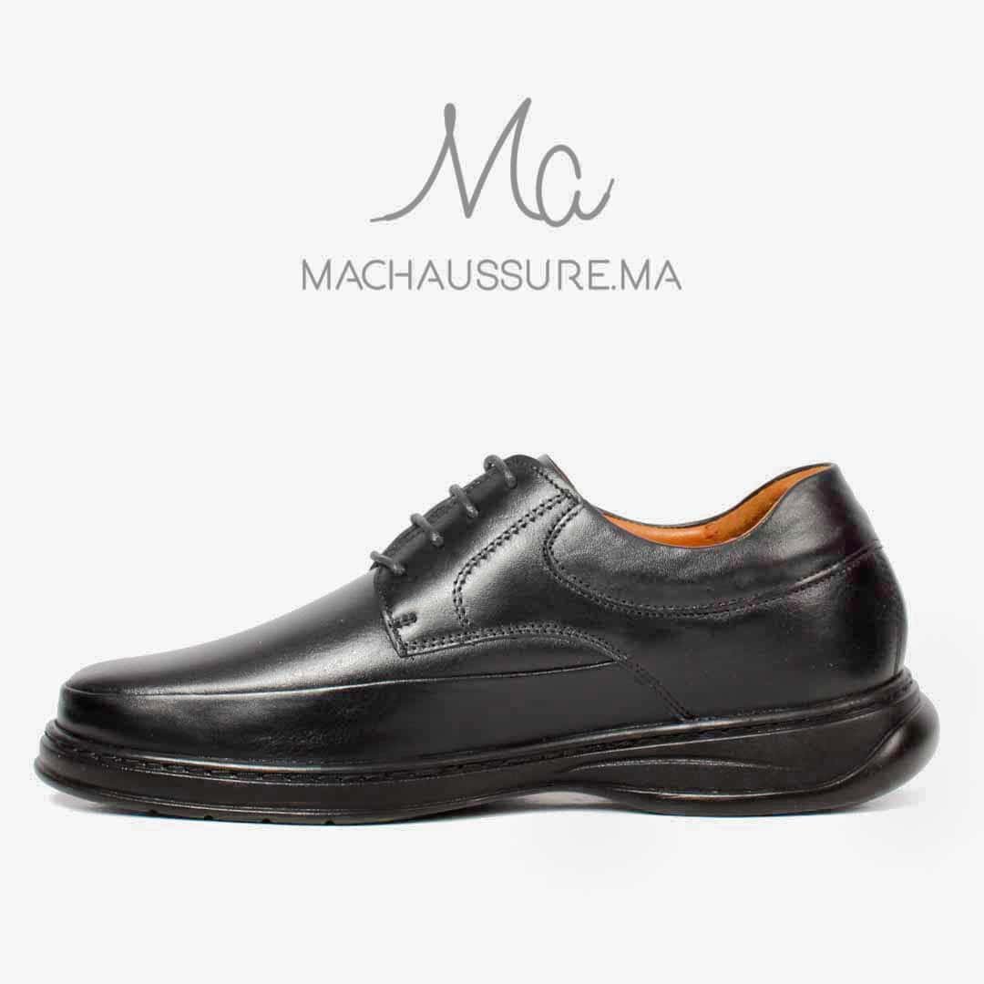 Ultra confort 100% en Cuir - Noir.