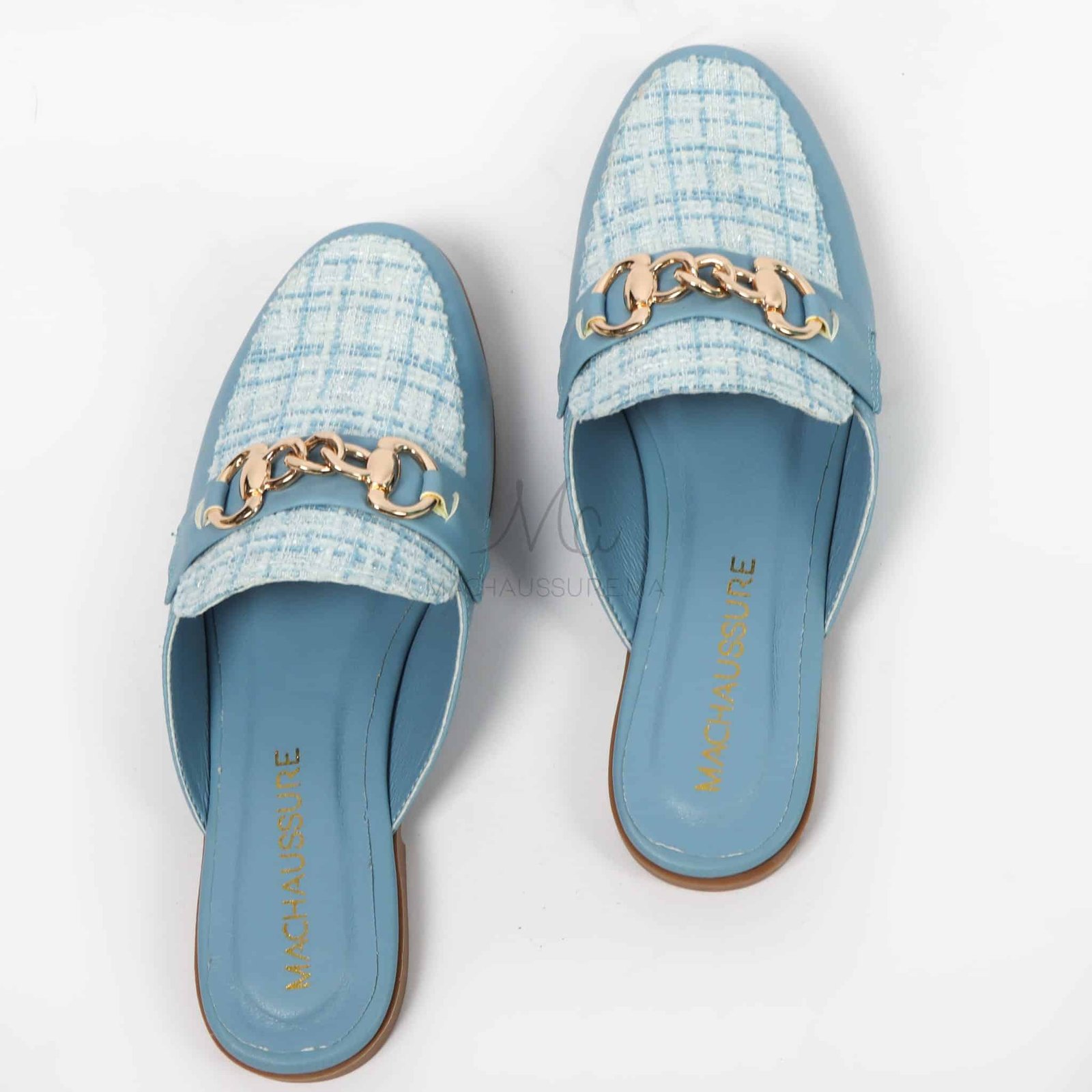 Odette - Mules en Bleu Ciel.