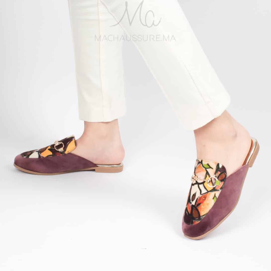FLORISSA - Mules en Mauve.