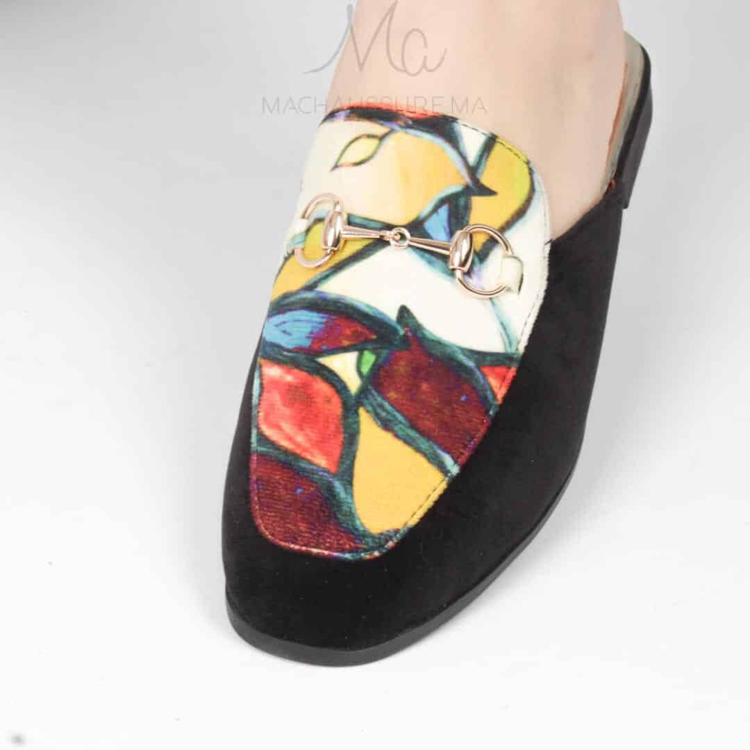 FLORISSA - Mules en Noir.