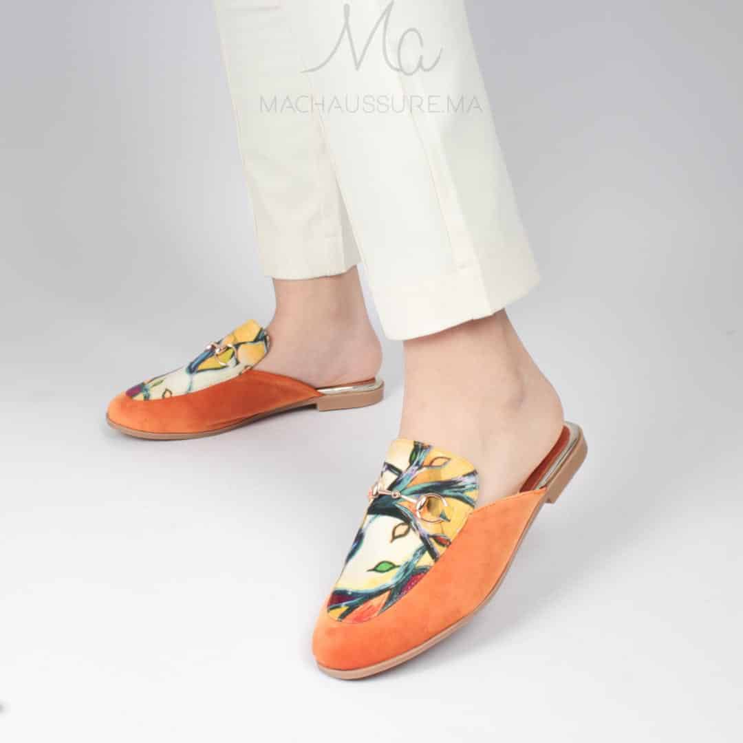 FLORISSA - Mules en Orange.