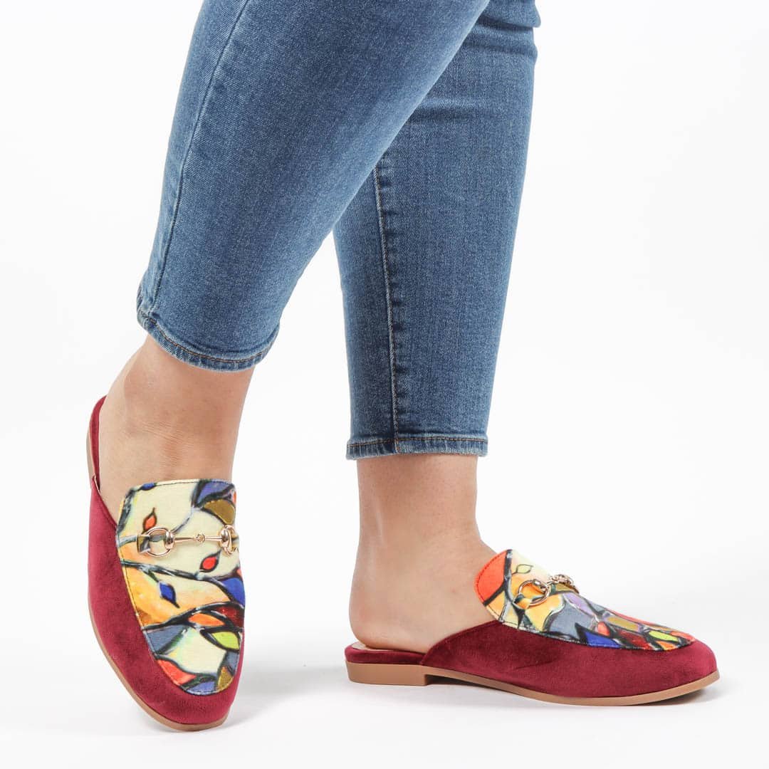 FLORISSA - Mules en Violet.