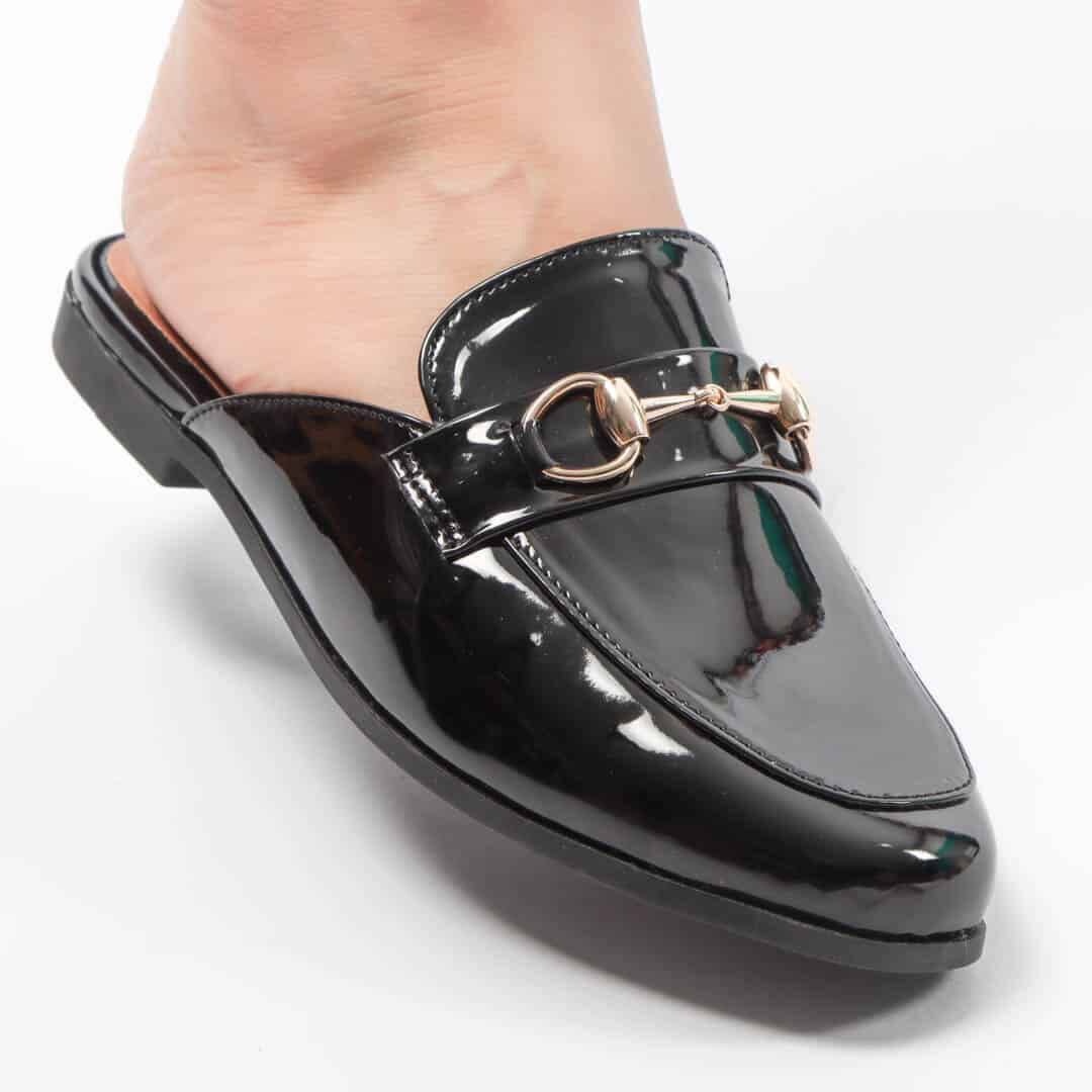 JADE – Mules Femmes en Noir.
