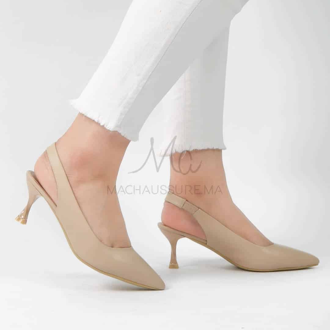 LUCIA - Escarpins en Beige.