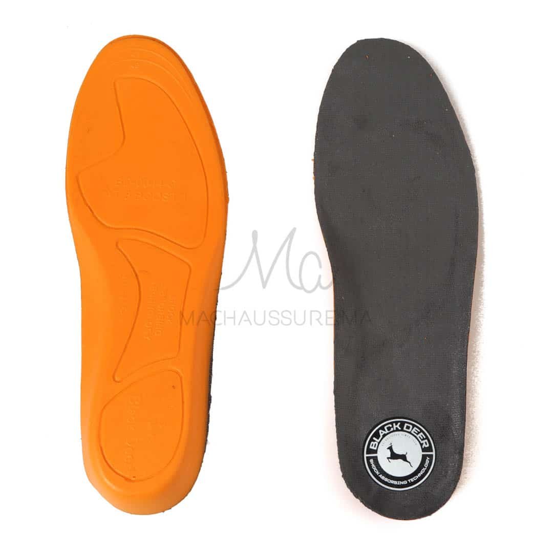 Semelles orthopédiques confortables.