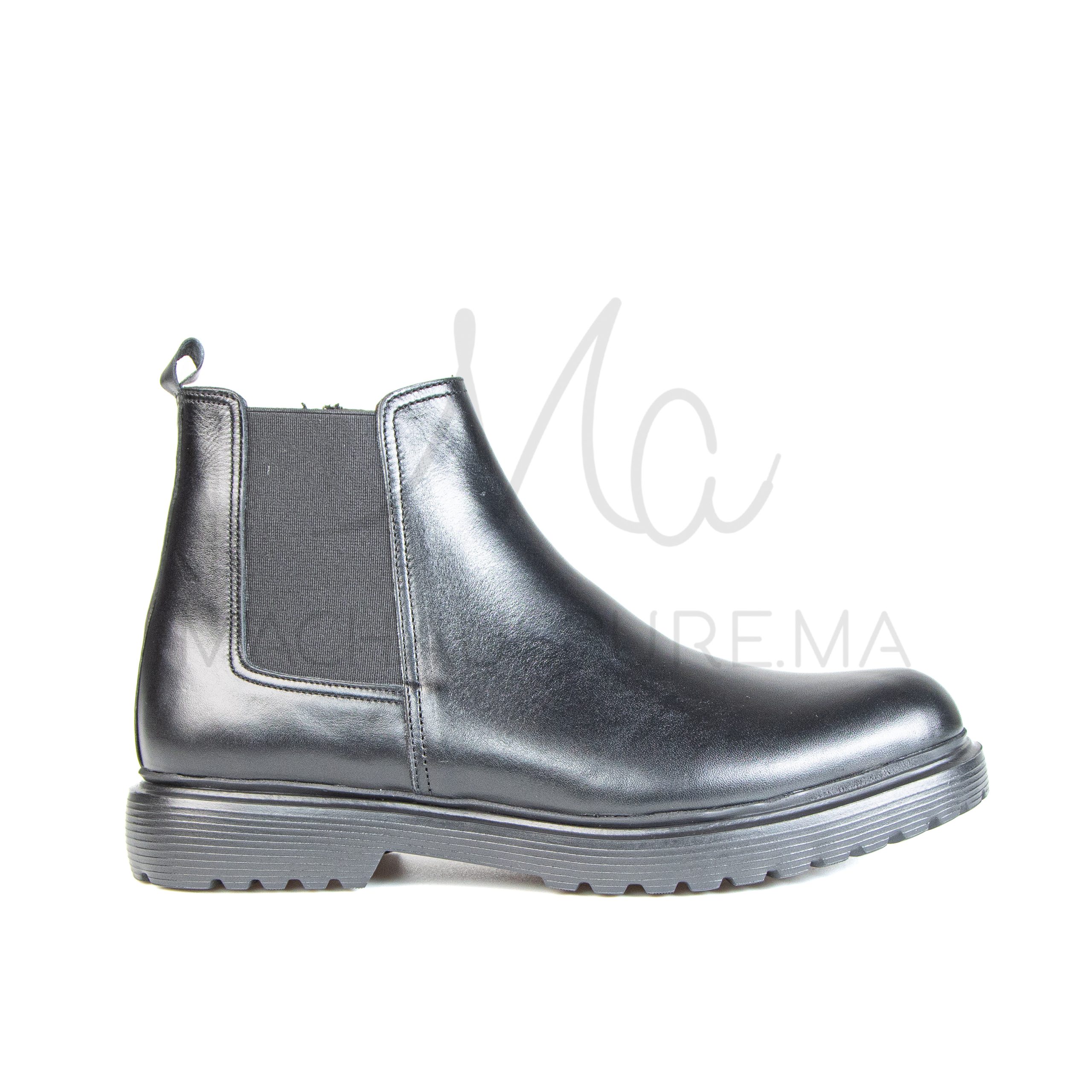 Clinton – Boots Hommes en Noir.