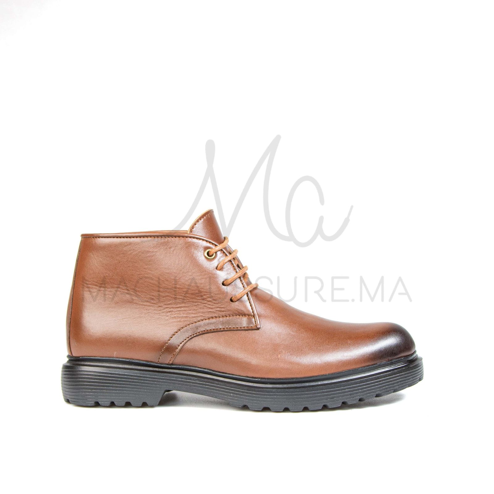 CANVAS – Boots Hommes en Tabac.