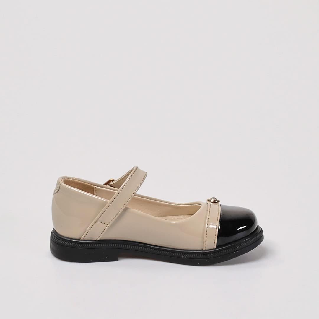 FROZY – Ballerines Enfants en Beige.