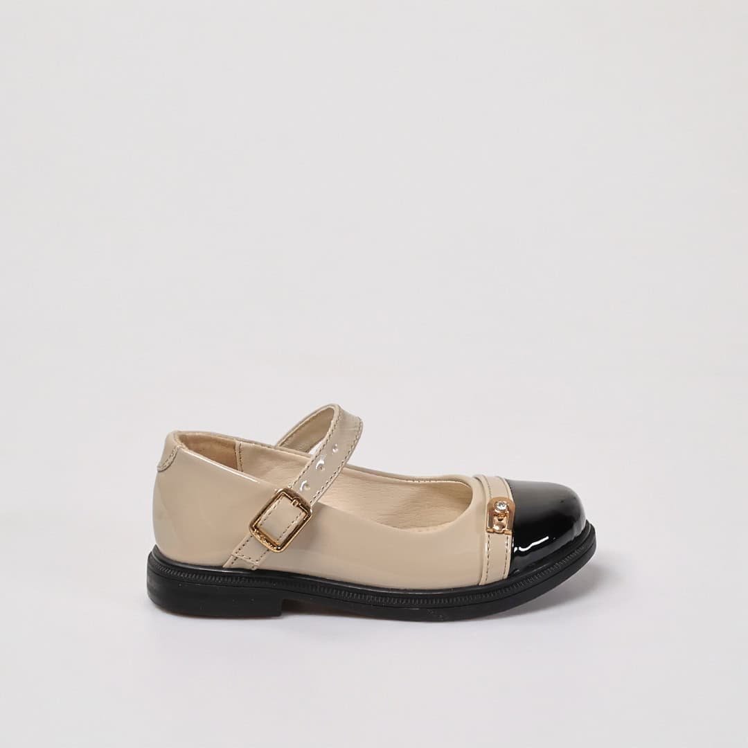 FROZY – Ballerines Enfants en Beige.