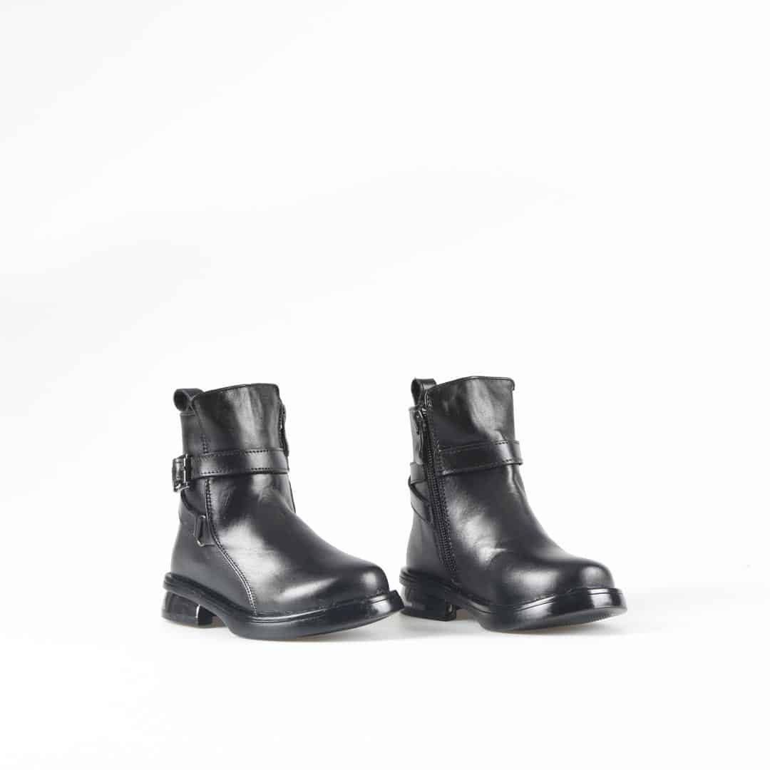 Sienna - Bottines Enfant en Noir.