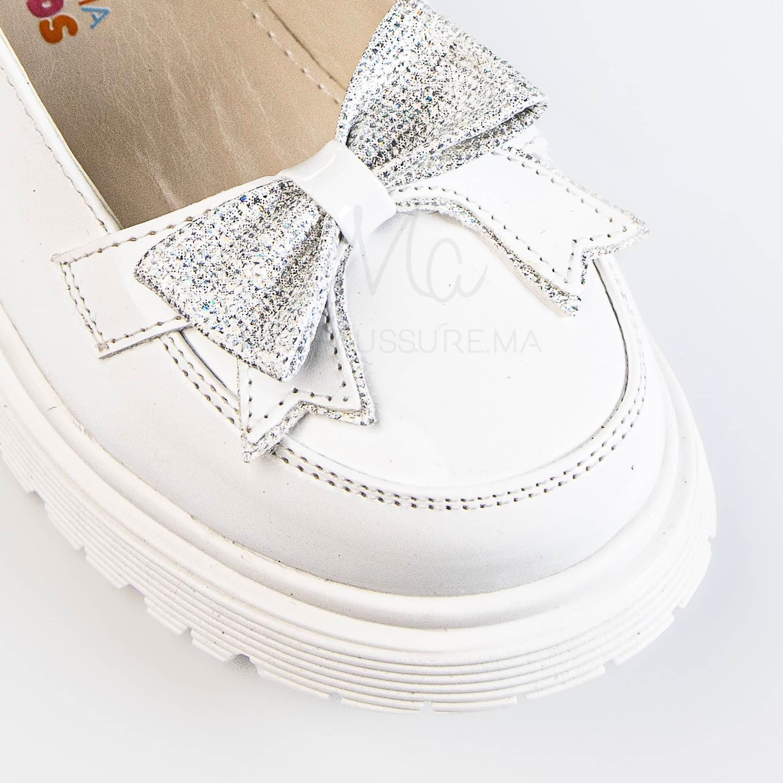 Cocon – Ballerines Fille en Blanc.