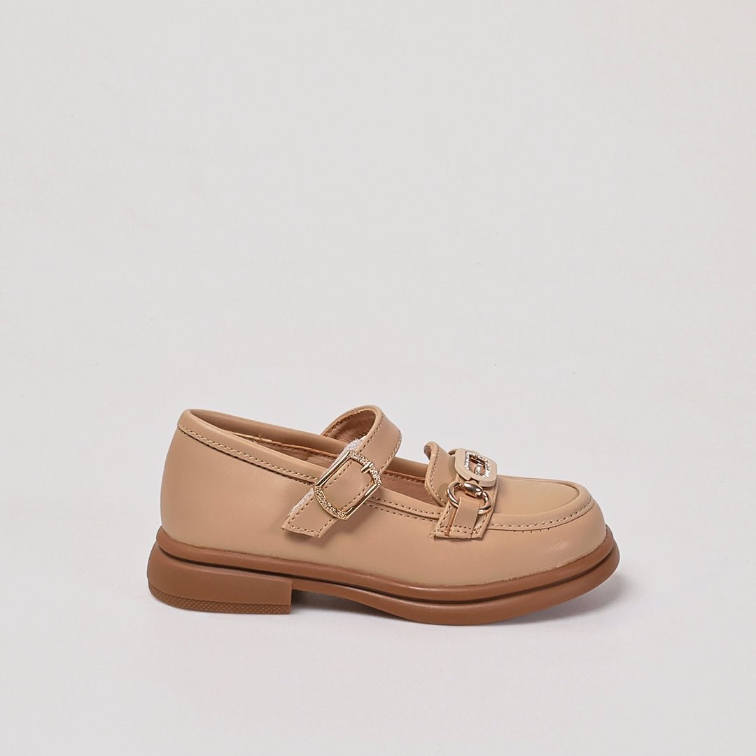 Cheery – Ballerines Enfants en Beige.
