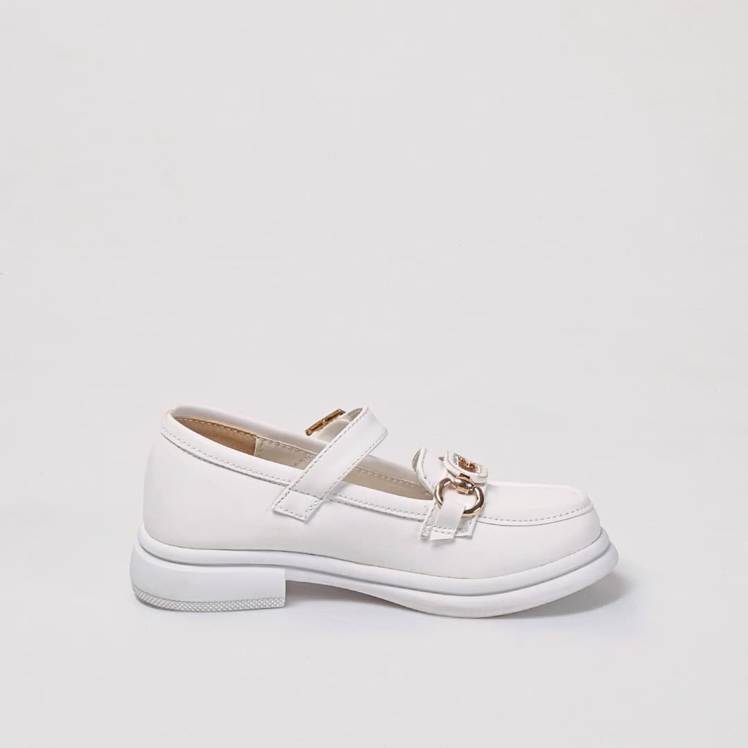 Cheery – Ballerines Enfants en Blanc.