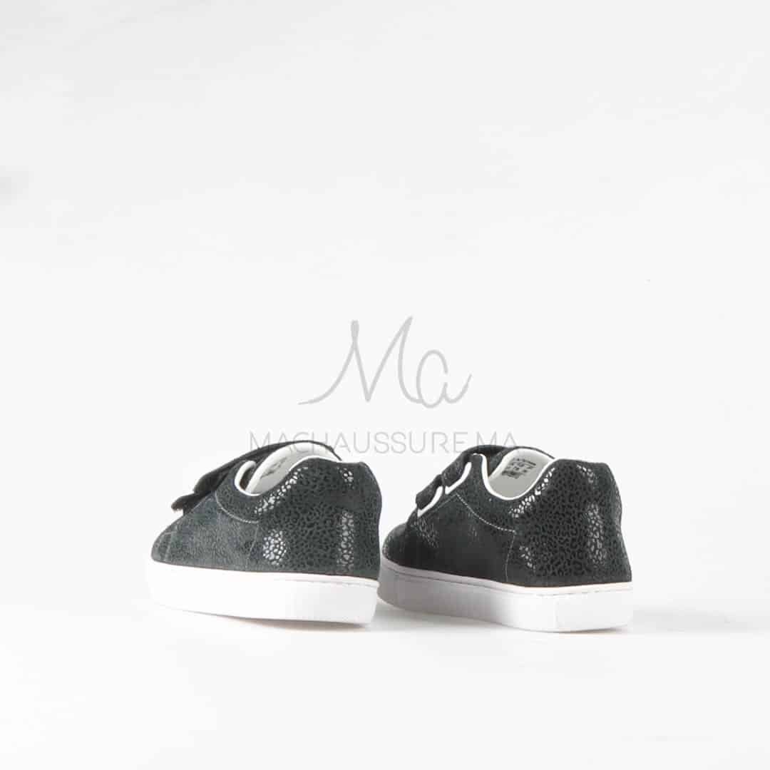 Aron - Baskets enfants en Vert.
