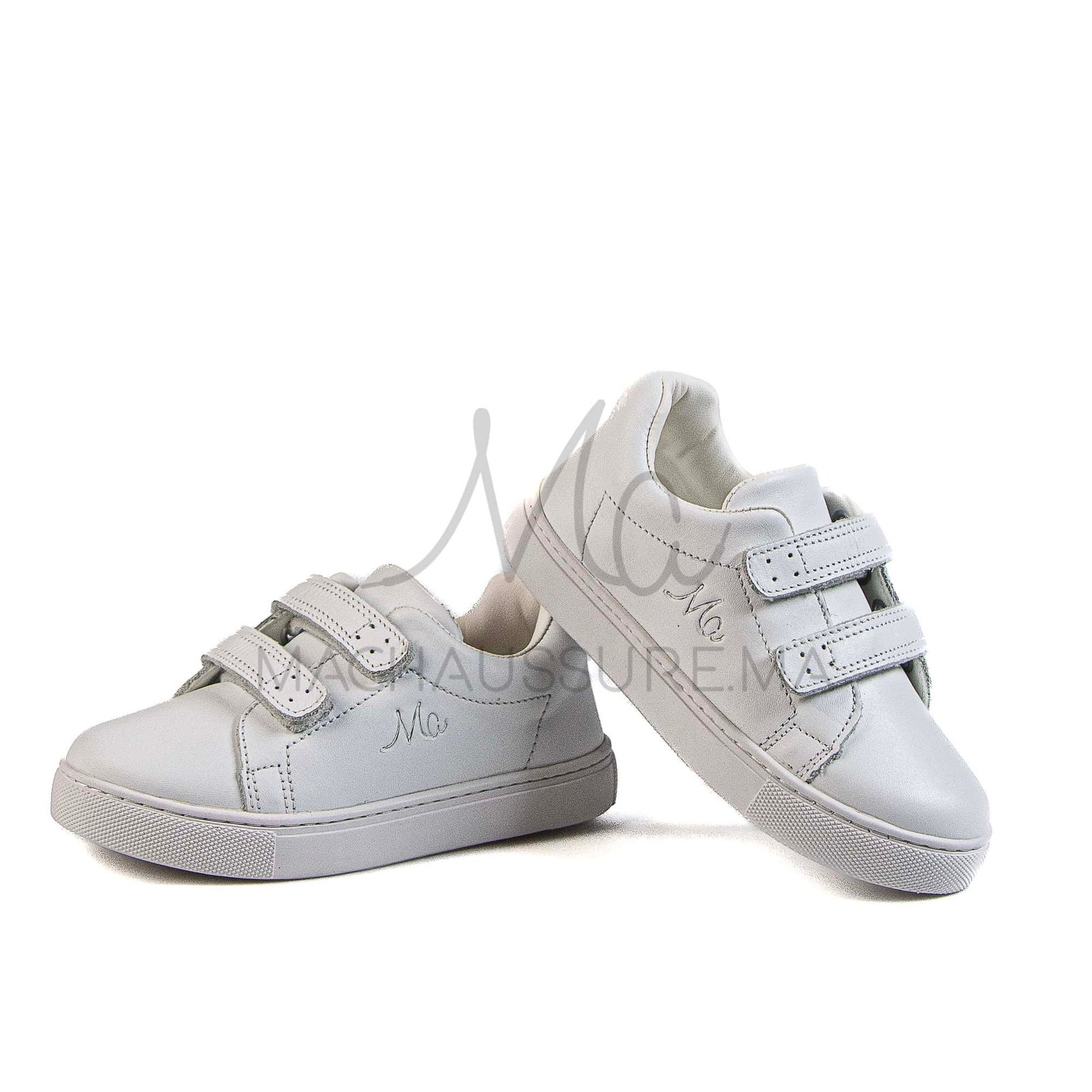 Giovanni - Baskets Enfants en Blanc.