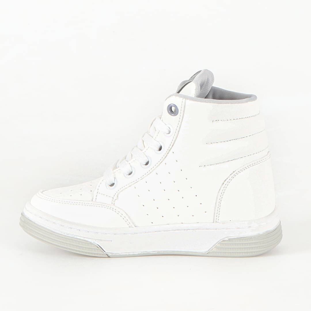 Roy - Baskets enfants en Gris.